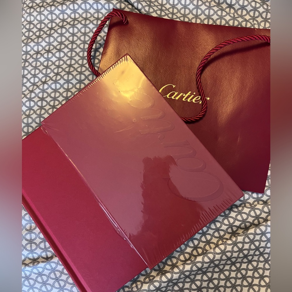 Cartier Welcome Book and Shopping Bag